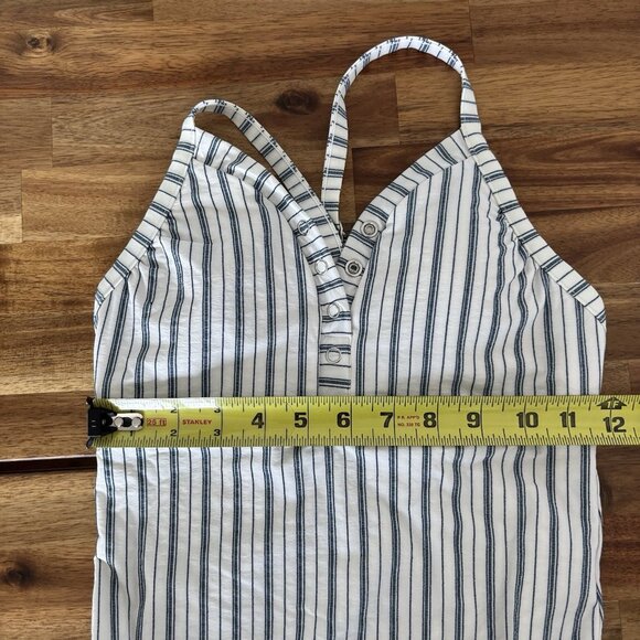 Seafolly Australia Women’s Swimsuit USA Sz 6 Striped Beach Resort Pool Vacation - Picture 10 of 13